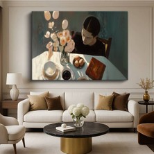 Limitless Design Michaël Borremans Kahvaltı Masası Günlük Yaşam Resmi Kanvas Tablo Klasik Ressam Tablosu