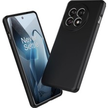 HANPORIUM Oneplus 13 Uyumlu Silikon Kılıf - Pastel Renk Tonu Kamera Korumalı Esnek Kapak - Siyah