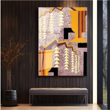 Limitless Design Wassily Kandinsky Geometrik Soyut Hd Baskı Duvar Kompozisyonu Cam Tablo Hd Baskı Tablo