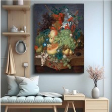 Limitless Design Jan Van Os Taze Meyve Natürmort Kanvas Tablo Sanat Tablosu Klasik Ressam Tablosu