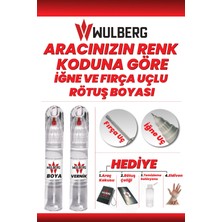 Wulberg Rötuş Boyası | Oto Boya | Araca Özel Boya Koduna Göre Oto Rötuş Boyası | Rötuş Kalemi Iğne Uç + Rötuş Çeliği Hediyeli | 25 ml +Vernik