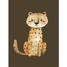 Fuart.Co Benekli Çita Dijital Baskı Çocuk Odası Posteri (Çerçevesiz) COFU