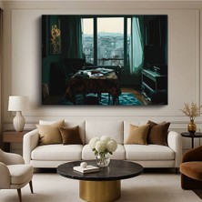Limitless Design Antonio López García Şehir Mimari Manzarası Kanvas Tablo Sanat Tablosu Klasik Ressam Tablosu