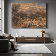 Limitless Design J.m.w. Turner Dağlık Peyzaj Doğa Manzarası Kanvas Tablo Sanat Tablosu Klasik Ressam Tablosu