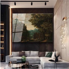 Limitless Design Alexander Keirincx Orman Doğa Manzarası Cam Tablo Dijital Baskı Duvar Tablosu Dekor Tablo