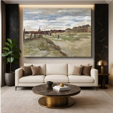 Limitless Design Vincent Van Gogh Scheveningen Çamaşır Alanı Günlük Yaşam Resmi Kanvas Tablo Klasik Ressam Tablosu