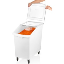 Ztf Global Trade Gastroplast ( 62 Lt - 82 Lt -102 Lt ) Erzak Arabası , Şeker Arabası , Un Arabası , Bakliyat Arabası, Hamur Teknesi,hamur Pasası.,saklama Kabı