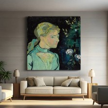 Limitless Design Vincent Van Gogh Adeline Ravoux Genç Kız Portresi Kanvas Tablo Klasik Ressam Tablosu