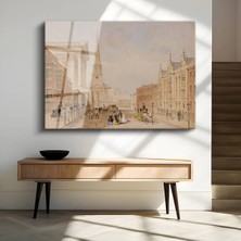 Limitless Design Anonim Tarihi Şehir Sokağı Mimari Cam Tablo Dijital Baskı Duvar Tablosu Dekor Tablo