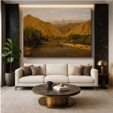 Limitless Design Thomas Moran Batı Vadisi Amerika Doğa Manzarası Kanvas Tablo Sanat Tablosu Klasik Ressam Tablosu