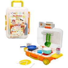 Belle Fusion Bfs  Little Chef Çekçekli Bavul Mutfak Seti 24 Parça