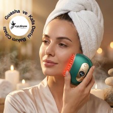 Eşya Dünyası Akıllı Ems Titreşimli Masaj Tarağı - Kırmızı Işık Terapili Yüz ve Saç Derisi Masaj Aleti - Anti-Aging Şarjlı Bakım Aparatı