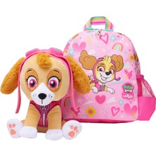 Smiggle Paw Patrol Teeny Tiny Peluşlu Çocuk Sırt Çantası Pembe