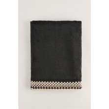 Cadeluz Almeriâ Pima Pamuk Antrasit Yüz Havlusu