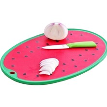 EkoAlışverişDünyam Karpuz Figürlü Kaydırmaz Kesme Tahtası Doğrama Panosu