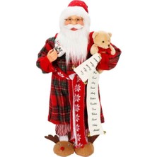 Belle Fusion Bfs Pijamalı Noel Baba Dekoratif Biblo 46 cm