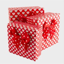 3'lü Fiyong Kalp Hediye Kutusu