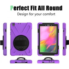 Marsilyan Samsung Galaxy T290 Tab A 8 Kılıf Amazing Tablet Kapak - Mor