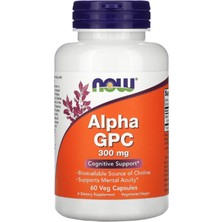 Now Foods (Özelsporcugıdaların'dan !!) Alpha Gpc  300MG  60 Veg Capsul.abd Menşei.54.