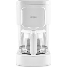 Karaca Just Coffee Aroma 2 In 1 Filtre Kahve ve Çay Demleme Makinesi Matte White