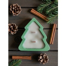 Home Çam Ağacı  - Yeni Yıl Dekoratif Kokulu Kase Mum