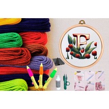 Popüler Sepet Punch Seti Nakış Seti Kasnaklı Kendin Yap Seti Seri 67