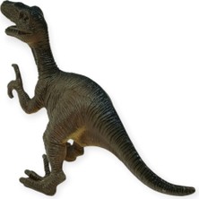 Hayvan Figürleri - Dinazor Figürü 12 cm - Velociraptor  (Lisinya)
