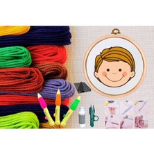 Popüler Sepet Punch Seti Nakış Seti Kasnaklı Kendin Yap Seti Seri 132