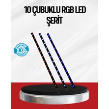 TE Dükkan Buğz Kayan Yıldız LED Aydınlatma 10 Çubuk Dış Mekan Uyumlu