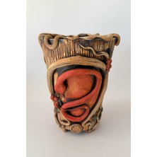 Haangarden El Yapımı Seramik Saksı