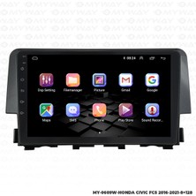 Drivetec Honda Civic Fc5 2016-2019 Android 4 GB + 64 GB Rom Carplay Multimedya + Geri Görüş Kamerası Hediye