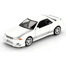 Just Cheap Store 1/64 Nissan Skyline Gt R R32 Veilside Combat White Blister Paket