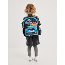 Smiggle Curious Junior Karakterli Çocuk Sırt Çantası Siyah