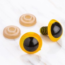 Popüler Sepet Loren 16 mm Sarı 5 Çift Amigurumi Göz