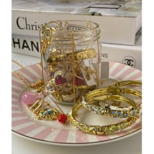 Deluxe Takı ve Giyim Çelik Takı Kavanozu 5 Üründen Oluşan Özel Set