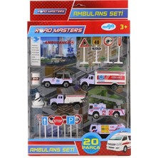 TE Dükkan Buğz Kamyonlu Metal Ambulans Seti  JP9105