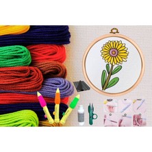 Popüler Sepet Punch Seti Nakış Seti Kasnaklı Kendin Yap Seti Seri 36