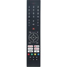 Vestel 32FFI5760 Televizyon Için Uyumlu Netflix Youtube Rokuten Tuşlu Tv LED LCD Uzaktan Kumanda