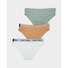 GOST LİRİA Pearl Kadın Slip  3 Lü Paket - Çok Renkli