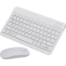 Masling Tüm Cihazlara Uyumlu Bluetoohlu Klavye ve Mouse Seti Kablosuz Klavye