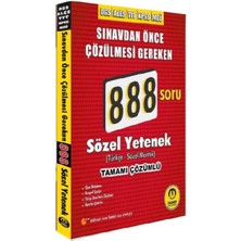SHC4200 Tasarı Dgs Ales Tyt Kpss Msü Sözel Yetenek 888 Soru Bankası Çözümlü