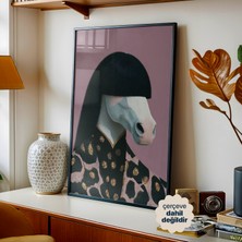 Persona Istanbul Artificial Collection "madam Mare" - Sürreal Moda ve At Portresi (Çerçevesiz)