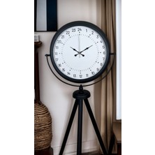 Emt Pazarlama Siyah 24 Saat Göstergeli Özel Tasarım Tripod Ayaklı Saat