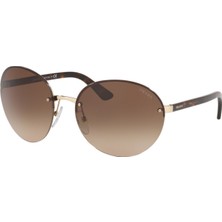 Praada. Lınae Rosa Spr  68VS 61 Zvn 6s1 Herıtage Altın Havana Kahverengı Gradyan Kahve  Kadın Güneş Gözlüğü