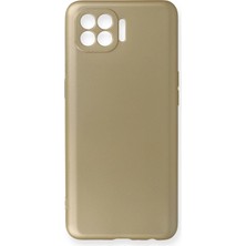 SARVONA Newface Oppo Reno 4 Lite Kılıf First Silikon - Gold