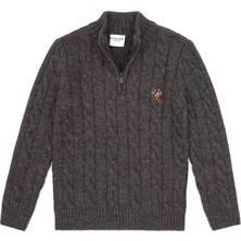 U.s. Polo Assn. Erkek Çocuk Antrasit Melanj Kazak /triko 50315628-VR081