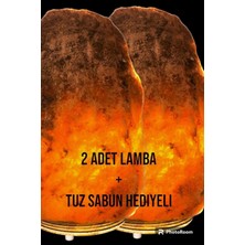 Normadia Doğal Çankırı Kaya Tuzu 4-6 kg 2’li Set, Tuz Lambası ve Sabun Hediye