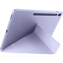 SARVONA Newface Ipad Pro 11 (2024) Kılıf Kalemlikli Hugo Tablet Kılıfı - Lila