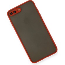 SARVONA Newface Iphone 7 Plus Kılıf Montreal Silikon Kapak - Kırmızı