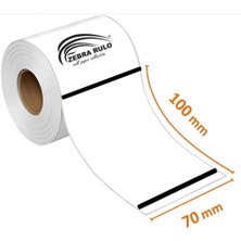 Zebra Rulo 100X70 ARÇELİK BEKO ETİKETİ 50 ADET